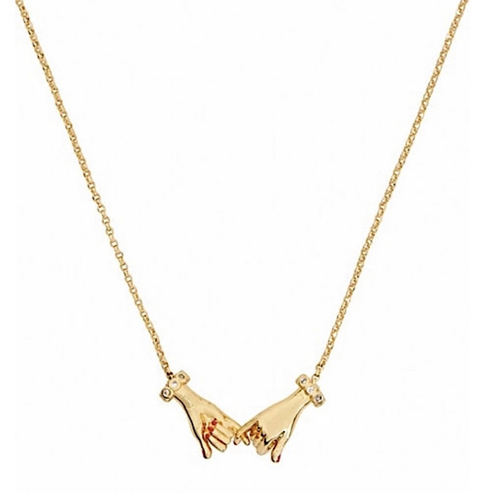 KATE SPADE • Winning Pair Pinky Promise Necklace - Picture 1 of 5